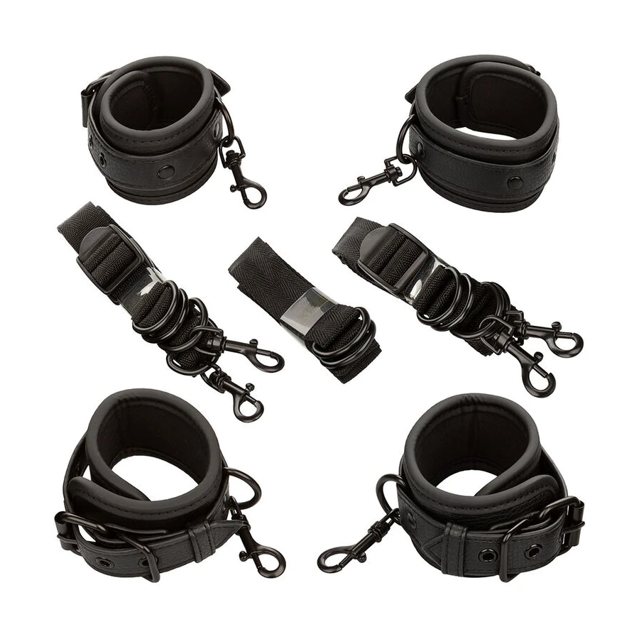 CALEXOTICS - NOCTURNAL BETTFESSELN LEDER VERSTELLBAR SCHWARZ